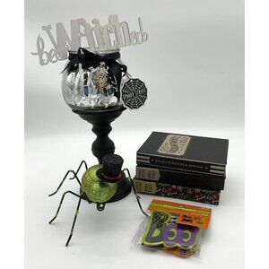 Bundle of six Halloween Themed Home Decor Accents Craft Items